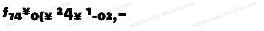 TheSans C4s Black字体转换
